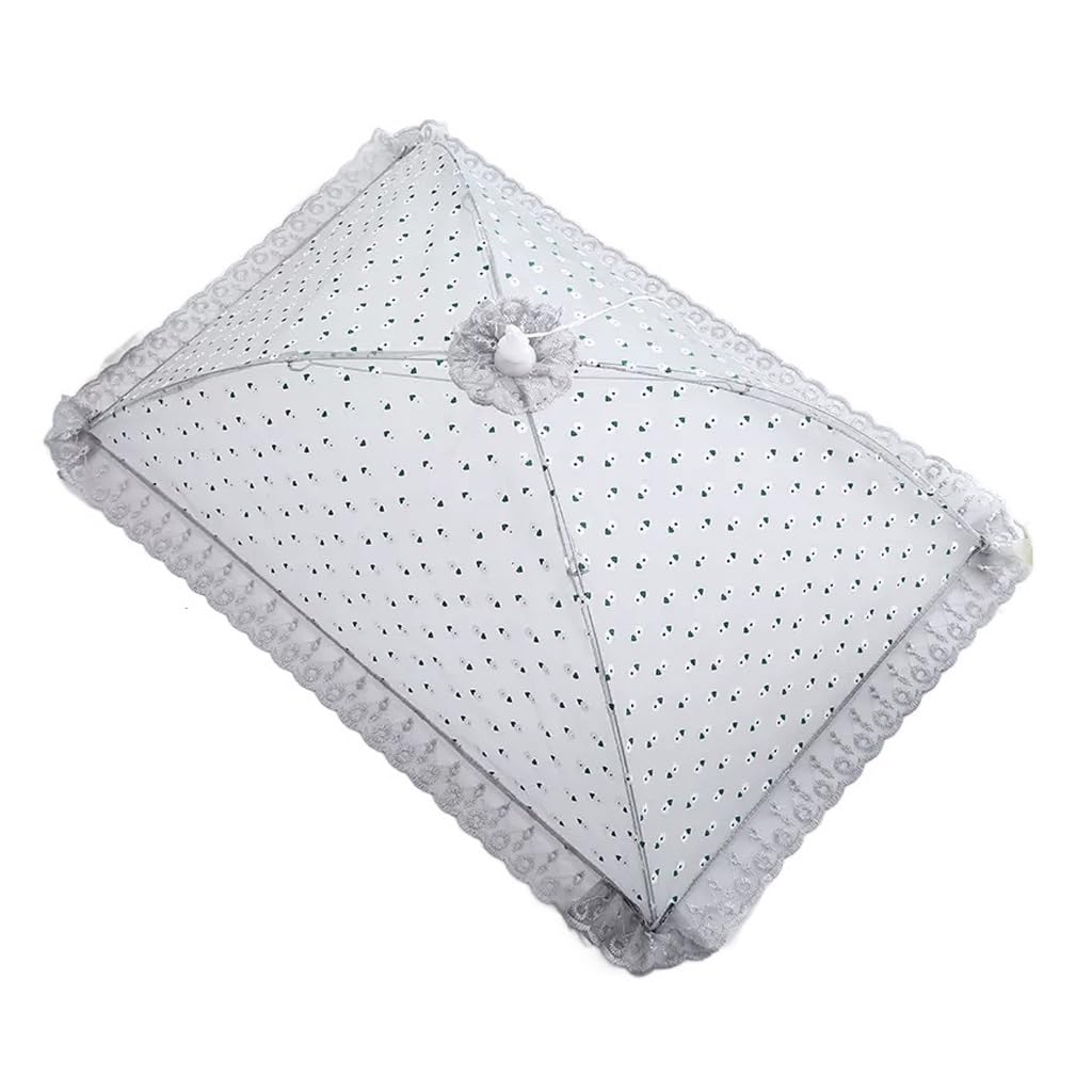 Copertura Per Alimenti In Rete Pieghevole Nff - Pop-up Retrò, Antimosche, Diametro 80 Cm - 3