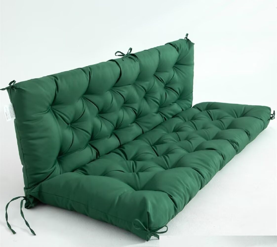 Cuscino impermeabile per dondolo da giardino a 3 posti, con cuscino per panca da esterno, comodo cuscino per mobili da giardino, elegante e cuscino per sedia