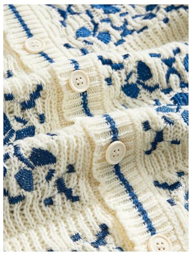 Men's Floral Embroidery Crochet Boho Tops Hollow Out Short Sleeve Collared Knitted Sweaters3