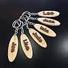 Lee Personalised Wooden Keyring Keychain Key Fob #1