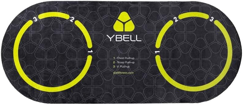 TRX YBell Compact Mat | Perfect Size For Your Ground-based Exercises and Core Workouts | Non-slip, Sweat Resistant and Easy to Clean
