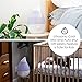Crane White Drop Ultrasonic Cool Mist Teardrop Humidifier, 1 Gallon Tank, Baby Humidifier for Nursery, Bedroom, Plants, Office, Adjustable Mist Levels