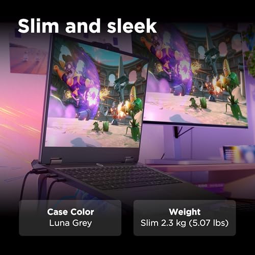Lenovo LOQ Essential 15IRX11 Gaming Laptop – 15.6" FHD 144Hz, i7-13650HX, RTX 5050 8GB, 16GB DDR5, 512GB SSD, Windows 11 Home, Luna Grey, UK Keyboard (Non-Backlit) - Image 6