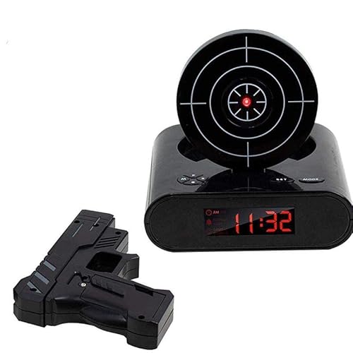 Shoot-to-Stop Heavy Sleeper Alarm Clock