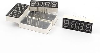 NEW LON0167 5 Pcs 12-Pin Red LED Digital Display 4 Bit DIP Mount Common Cathode Tube 0.4