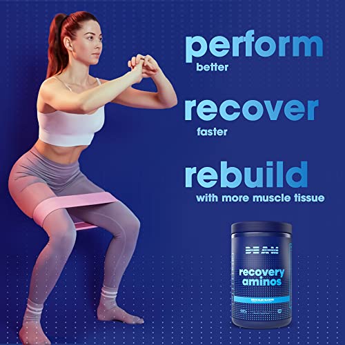 Beam Be Amazing Recovery Aminos Powder With Bcaas And Eaas Amino Acids | Post & After Workout Muscle Recovery & Hydration Drink | Caffeine Free & Vegan Friendly | Sour Blue Slushie, 30 Servings #TOP5