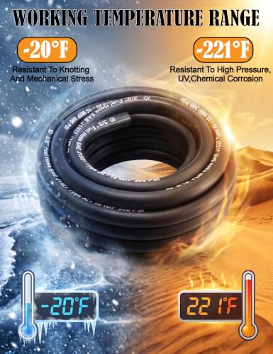 Image of 3 /8 Inch Marine Fuel Line Hose 25FT NBR Rubber SAE J1527 Type A1-15