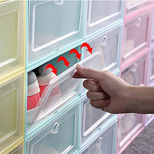 Rangement de chaussures empilable plastique pour optimiser les petits placards - 5