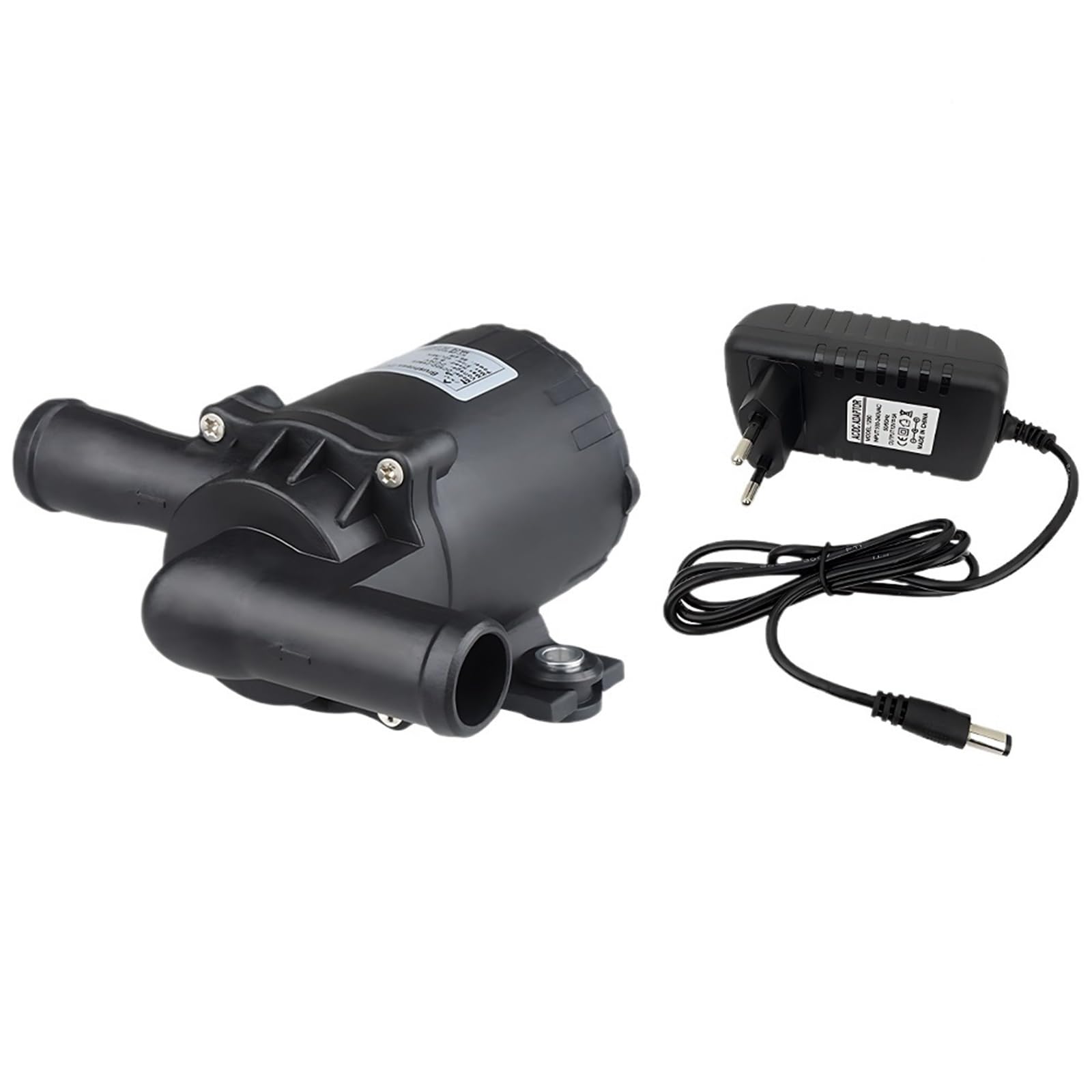 DC24V 2400L/H pompa wodna, pompa obiegowa chłodzenia samochodu, maksymalna wysokość 8 m, rozpylanie pestycydami, wlot i wylot: 20/20 mm (ADAPTER EU_2480S-EU)