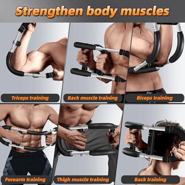 Twister Arm Trainer, Women's arms, Men's Chest, Shoulder and Forearm Muscle Training Fitness Equipment, Portable Spring Resistance Home Fitness Equipment