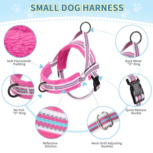 Lukovee Small Dog Harness and Leash Set, No Pull Soft Padded Vest by Lukovee - Used condition - Image 2