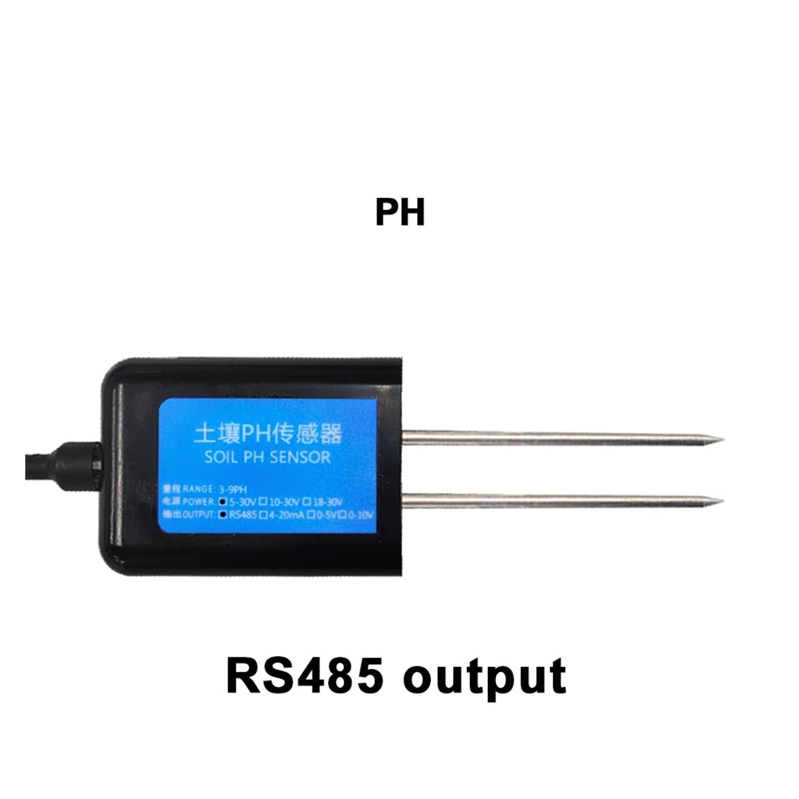 Miernik gleby Zintegrowany przetwornik gleby RS485 7 w 1, czujnik temperatury, wilgotności, EC, NPK i pH(RS485 PH)