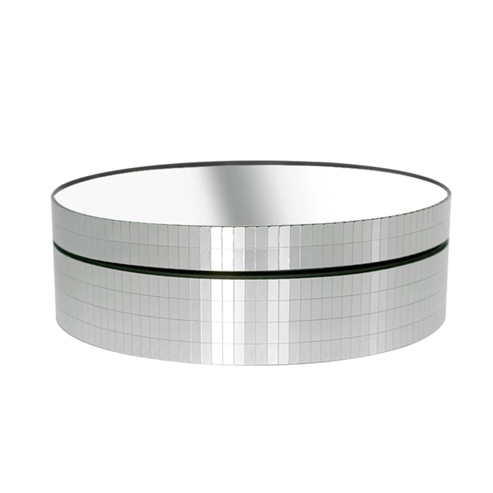 Base giratoria motorizada de 12cm con espejo plateado y USB 7