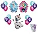 Disney Frozen X-Large Mylar Balloons Olaf Anna Elsa with 12 Ct of Each Color Latex Balloons - 14 piece Decorating Kit