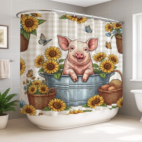 Rideau de douche extra large lavable pour éviter les éclaboussures de bain