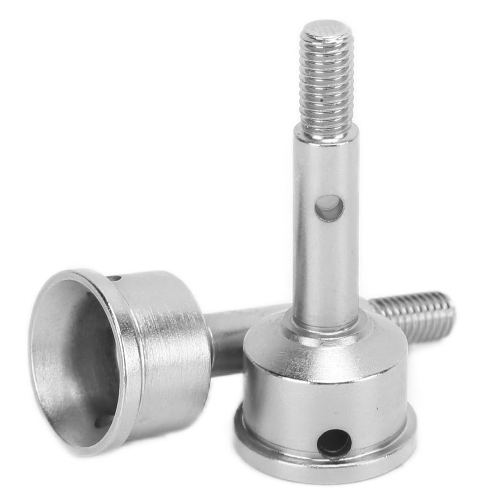 Psytfei Axes De Roue De Voiture RC en Métal, 2 Pièces, Adaptateur d'arbre D' essieu, Tasse D'essieu D'entraînement pour Véhicule De Course 1/8 RC