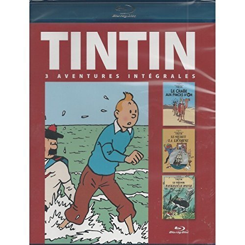 Tintin V3 Blu-ray trilogía secre de la licorne tresor de rackham crabe aux pinces