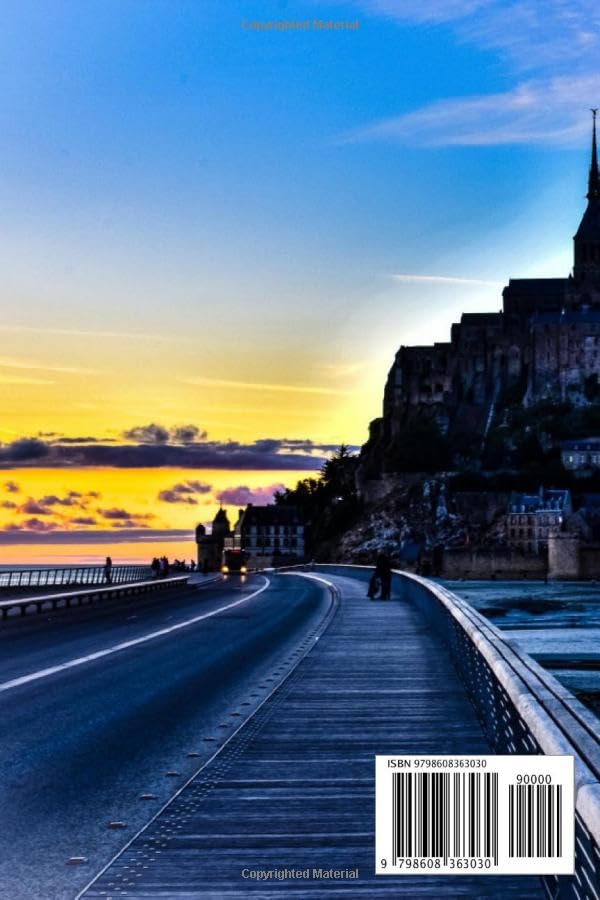 Notebook: The Gothic Structure On The Island Of Mont St Michel In , Journal for Writing College Ruled Size 6" x 9", 110 Pages - Image 2