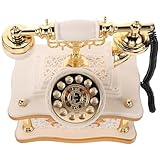 Objet décoratif original : ce téléphone rétro de bureau constitue une pièce maîtresse remarquable pour votre meuble à vin, votre entrée ou votre bureau, rehaussant votre décoration d'une touche unique