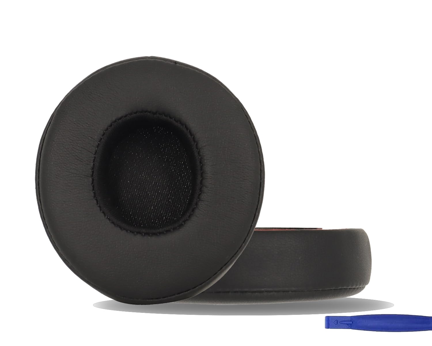 HiFlying Replacement Ear Pads Cushions for Beats Solo 2 & Solo 3 Wireless On-Ear Headphones, Earpads with Soft Protein Leather, Noise Isolation Memory Foam Repari Parts (Black)