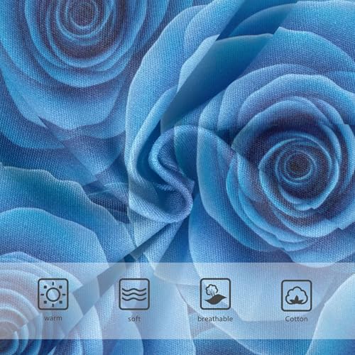 Cotton Girls Underwear Toddlers Watercolor Floral Blue Flowers Girl Panties Cute Pattern Underpants Briefs 2t3