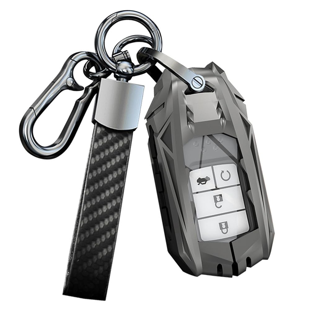 alloy Key fob Cover Compatible with Honda Accord Civic CRV Pilot Ridgeline Passport SI EX Touring accessories 3 7 buttons key