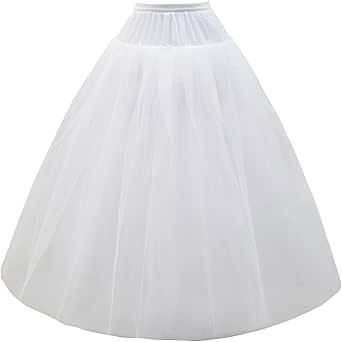 Aprildress A-line Hoopless Petticoat Crinoline Underskirt Slips for Wedding Dress PPT026