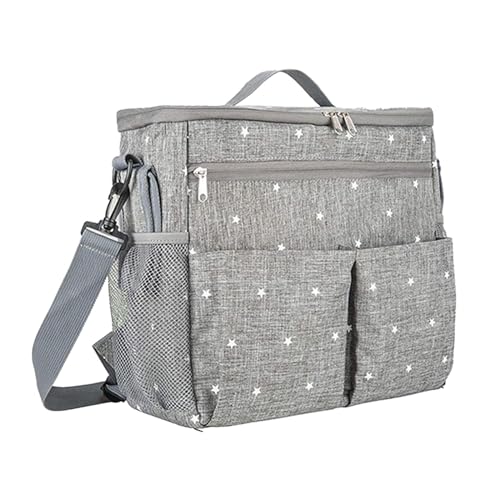 Stroller Bag Baby Diaper Bag Tote Lightweight Spacious Practical Weekend Bag Multifunction Handbag Pouch Easy Installation