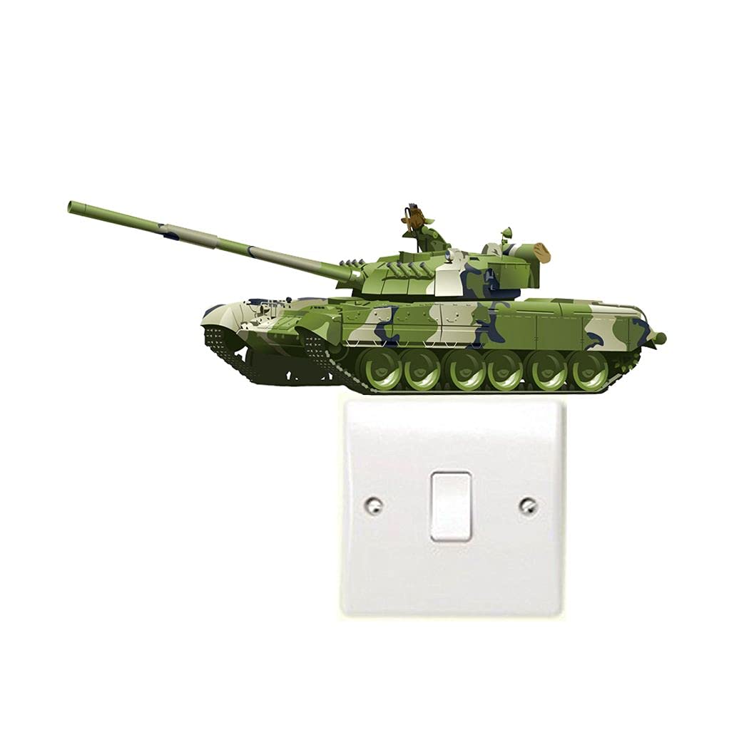 Stickers On Your Wall Light Tank Switch Wall Stickers Perfect For Any Army Themed Room