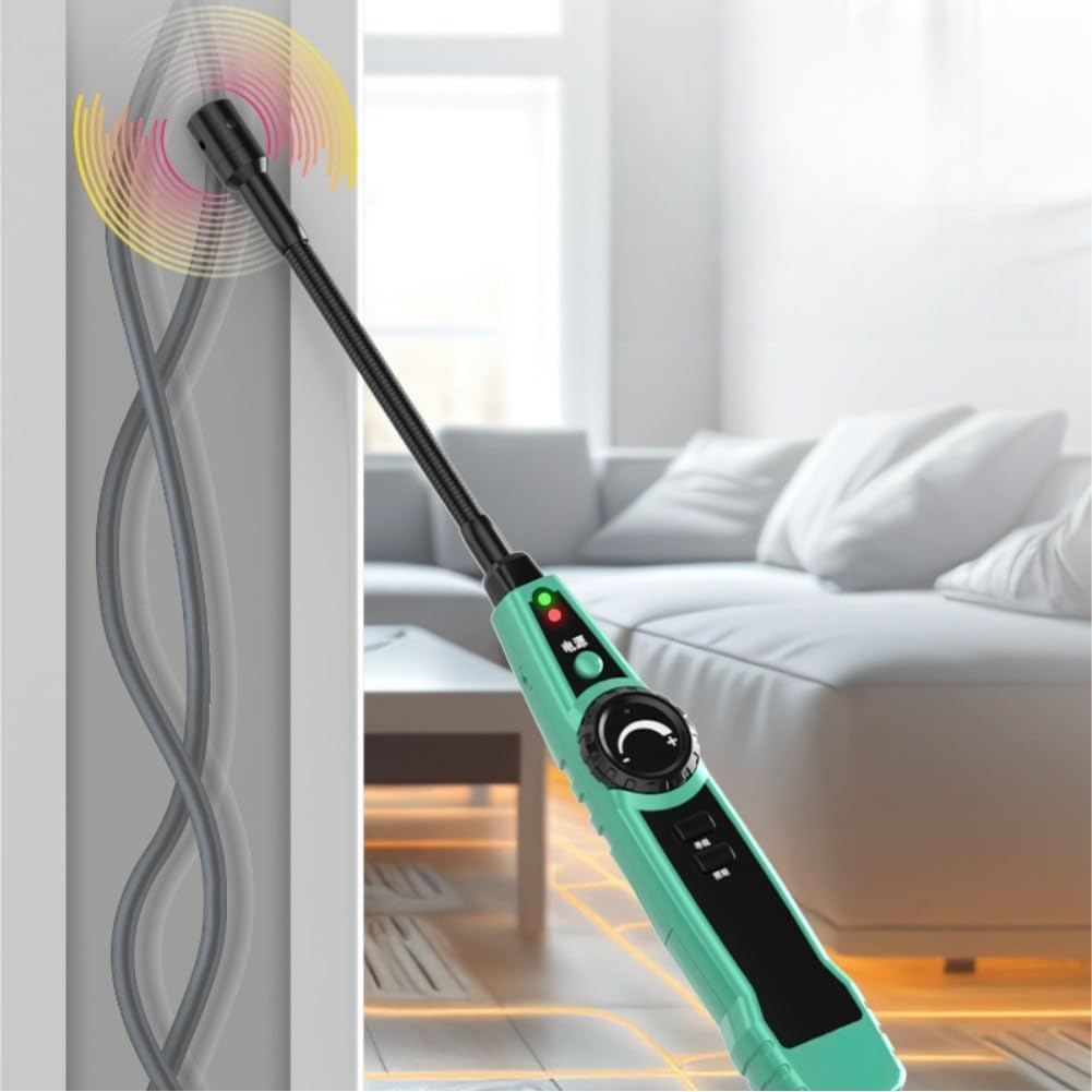 Localizador de cables probador de cables, detector de pared de sensibilidad ajustable, para rastrear líneas eléctricas enterradas y cables de red