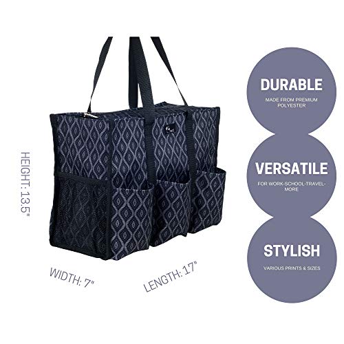Utility Tote with Pockets & Compartments - Perfect Nurse, Teacher & Work Bag2