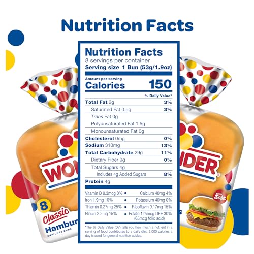 Wonder Bread Classic Hamburger Buns thumb #6