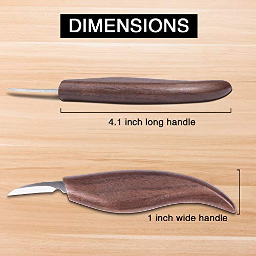 image for WAYCOM Wood Carving Detail Knife, Whittling Knife for Detail Wood Carv