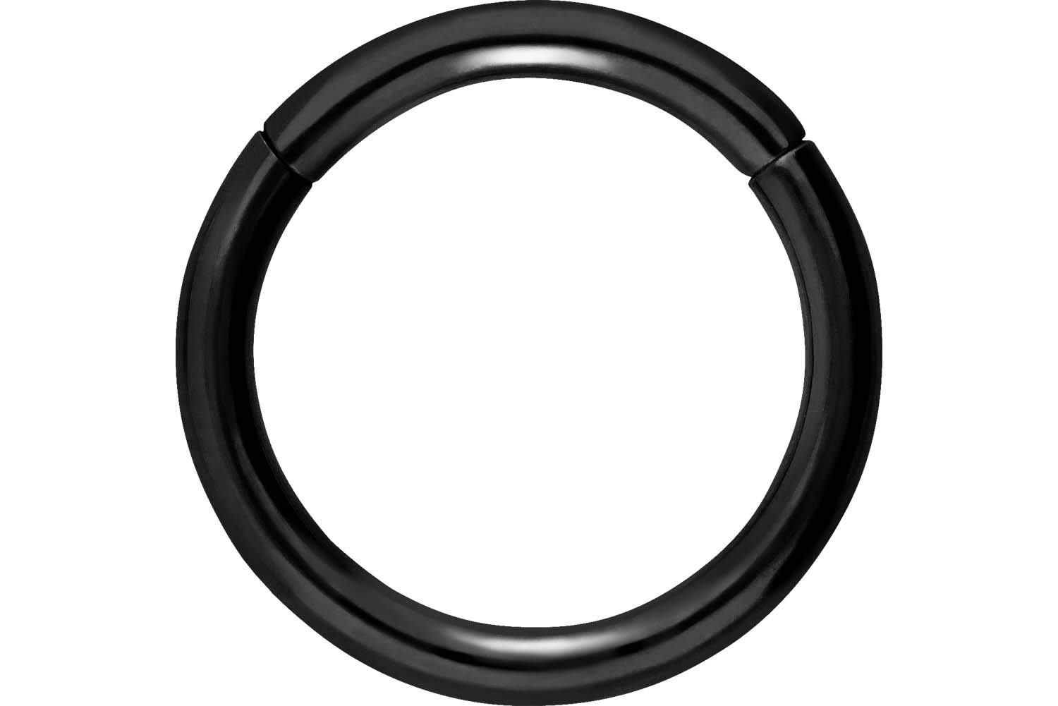 PIERCINGLINE Anillo segmento Clicker de acero quirúrgico – Piercing en oro, plata, rosa, negro o azul – para nariz, tabique, oreja, hélice o tragus — view 127