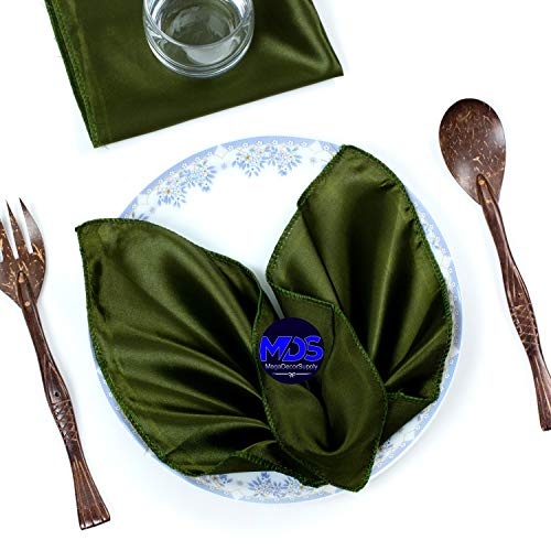 Set de 50 Servilletas Satinadas 12x12 Pulgadas Cuadradas miniatura 1