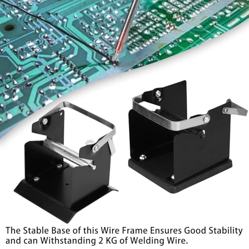 Image of BZTOOLBOX Solder Wire Stand, Solder Dispenser Reel, Wire Adjustable Roll Holder, Solder Reel Stand Welding Tool Accessories