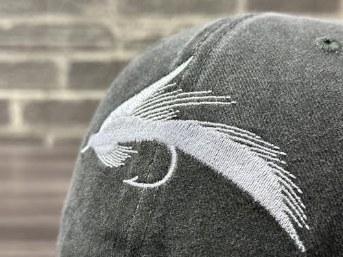 Image of Fishing Baseball Cap for Men Women, Adjustable Embroidered Fish Hat | Fishing Gear, Outdoor Adventure Design, Precision Embroidery Craft, One Size Adjustable Fit