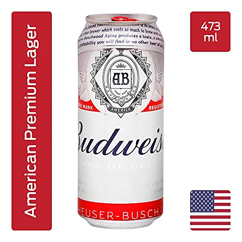Cerveja Budweiser, American Lager, 473ml, Lata