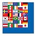 International Flag Luncheon Napkins (2-Ply)    (16/Pkg)