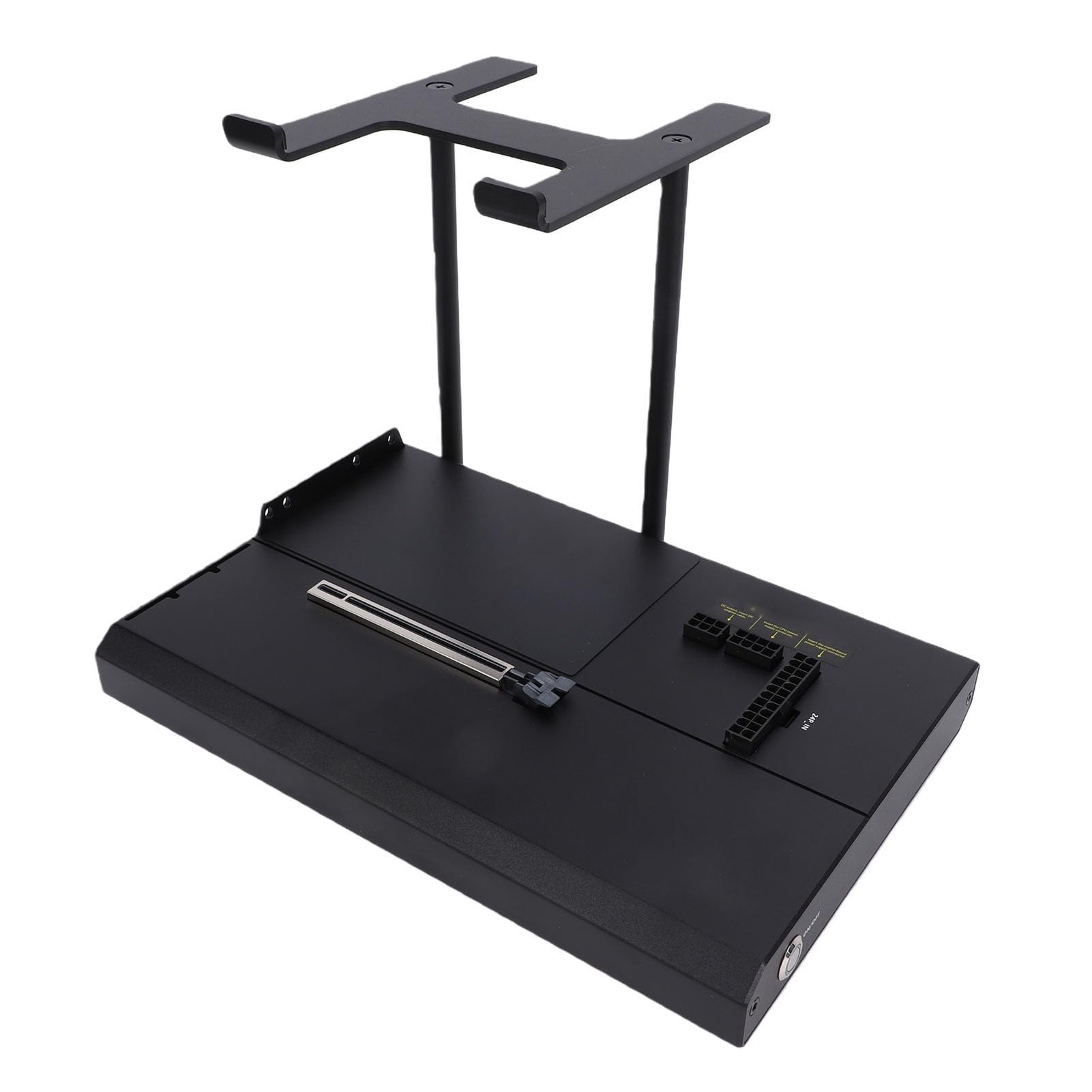 Cryfokt Externes GPU-Dock, Dual 5 und OCuLink PCIe 4.0 X4 64 Gbit/s GPU-Dockingstation, Externes -Gehäuse mit PCIe X16-Steckplatz für Gaming-Videobearbeitung und 3D-Rendering