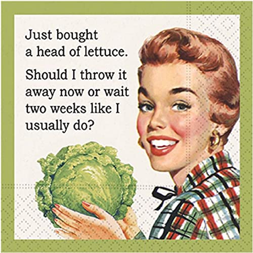 Set Of 80 Paper 3-Ply Beverage Funny Cocktail Napkins For Women Snarky Parenting Housekeeping Dieting Bundle (4 Packs Of 20-Count Each) #TOP4