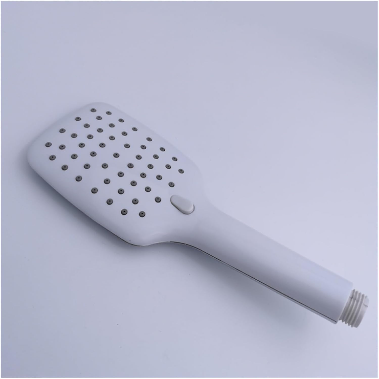 3 Functions ABS Hand Shower Bathroom Stainless Steel Sliding Bar Set with Brass Connector Outlet Black Metal Grey White 1.5m Hos(Grey W Outlet)