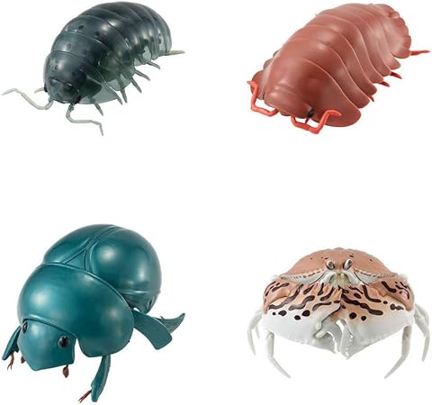 Amazon だんごむし06 だんごむしととらふからっぱより4種 だんごむし リアルカラー オス 無し カプセル玩具 おもちゃ