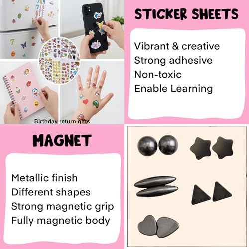 Image of SNAPTRON Return Gifts For Kids -80Pcs Return Gift For Kids Birthday 10 sets each| Bulk Return Gifts For Kids Age 4 5 6 7 8| Kids Return Gifts for Birthday in Bulk| Best Kids Gift items