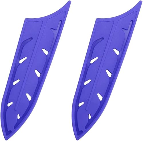 XYJ Juego de 2 fundas de cuchillos de seguridad, protector de bordes, funda universal para cuchillos, chef, cortadora de cerámica, protector de
