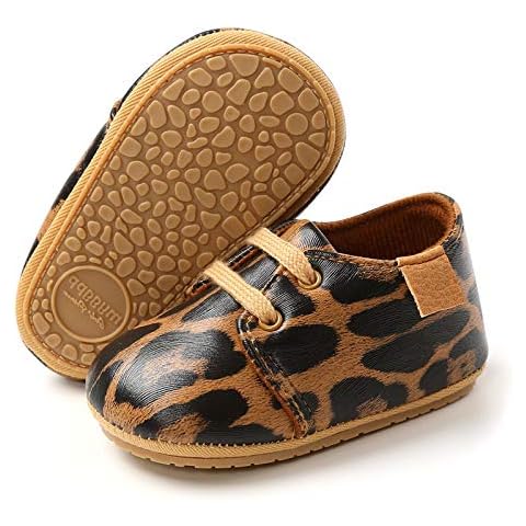 Leopard Soft PU Leather Baby Shoes Cover