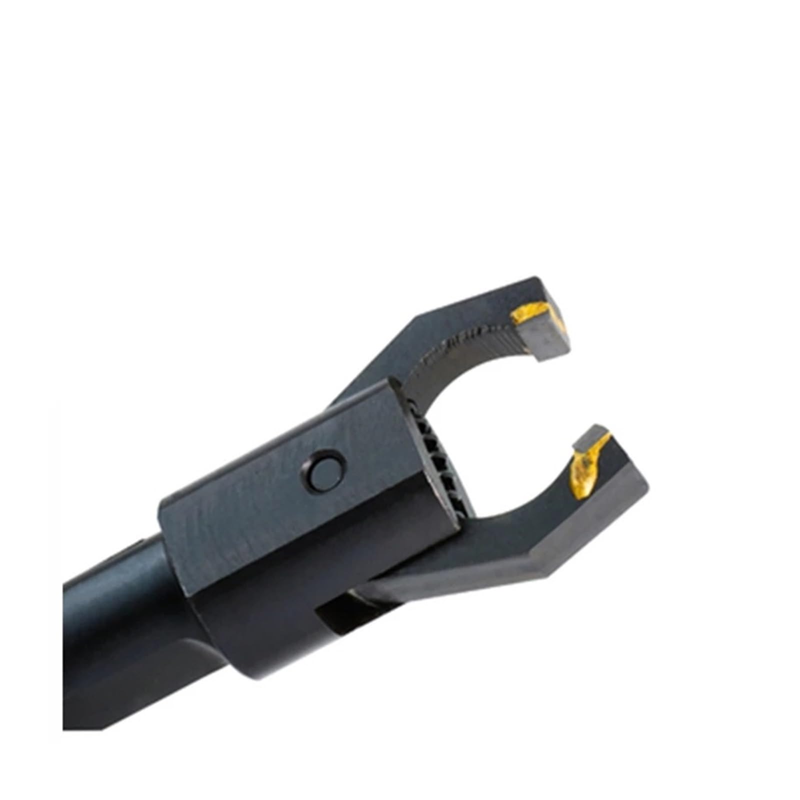 Hardened Lathe Bar Puller， CNC Lathe Automatic Bar Puller Carbide Jaw 16-32mm Round/Square Shank(25x25mm Round Bar)