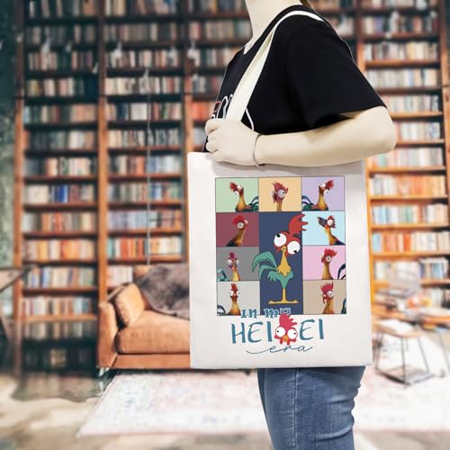 Bolsa tote de tela con dibujo de gallo miniatura 3