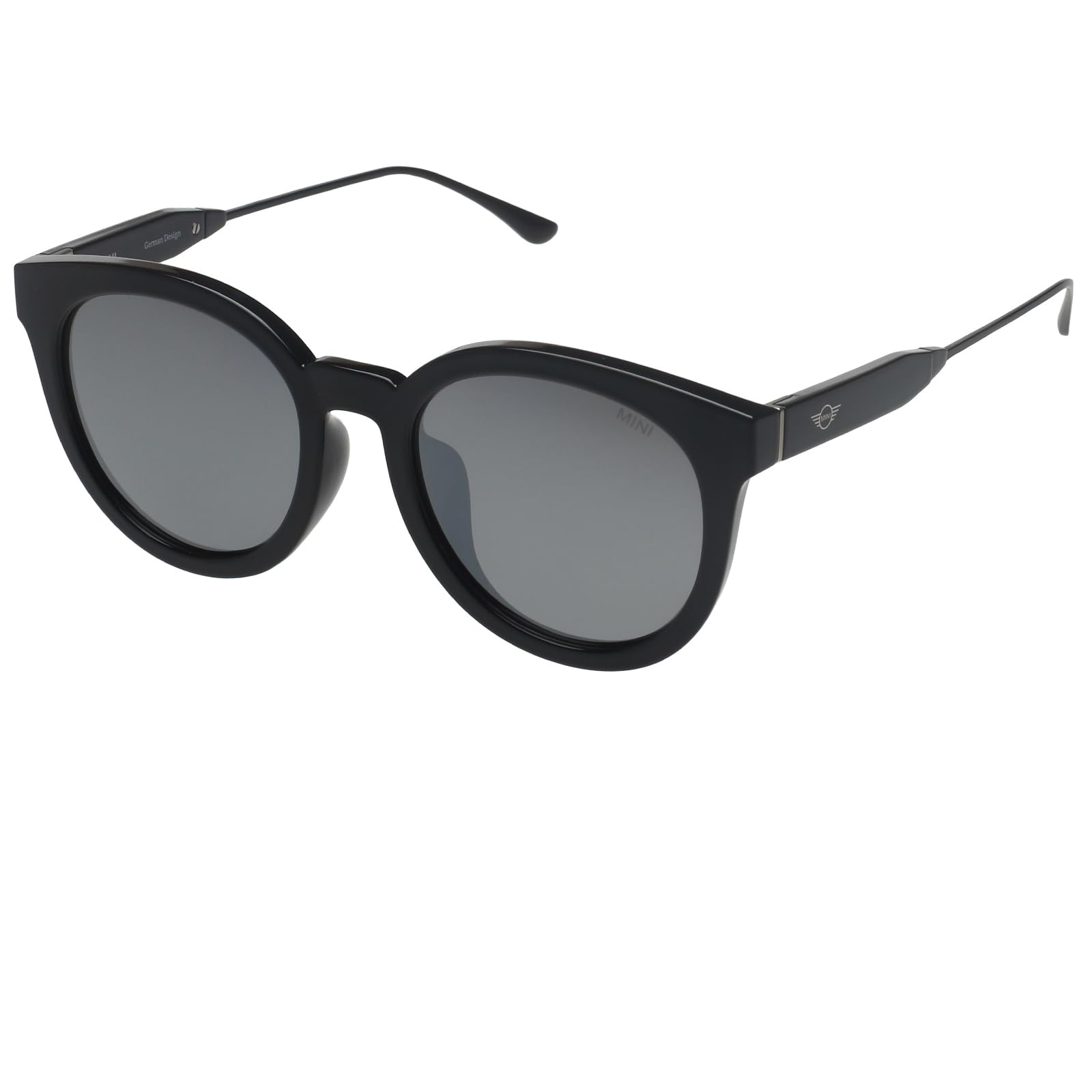 Women's Black Oval Polarized | 100% UV Protection (UV 400) Silver Reflector Mirror Lens Small Sunglass - M38028-017P 53 S-image-16