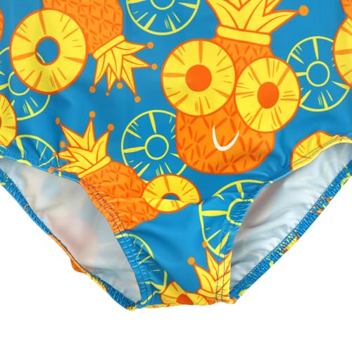 Image of Girls Swimsuit One Piece Bathing Suit with Adjustable Straps Quick Dry Beach Swimming Suits Swimwear 4-10 Years